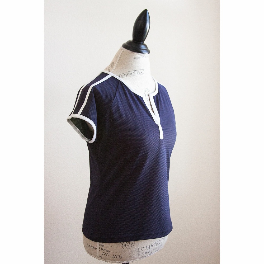 Vintage Double Stripe Athletic Top - Picture 1 of 6